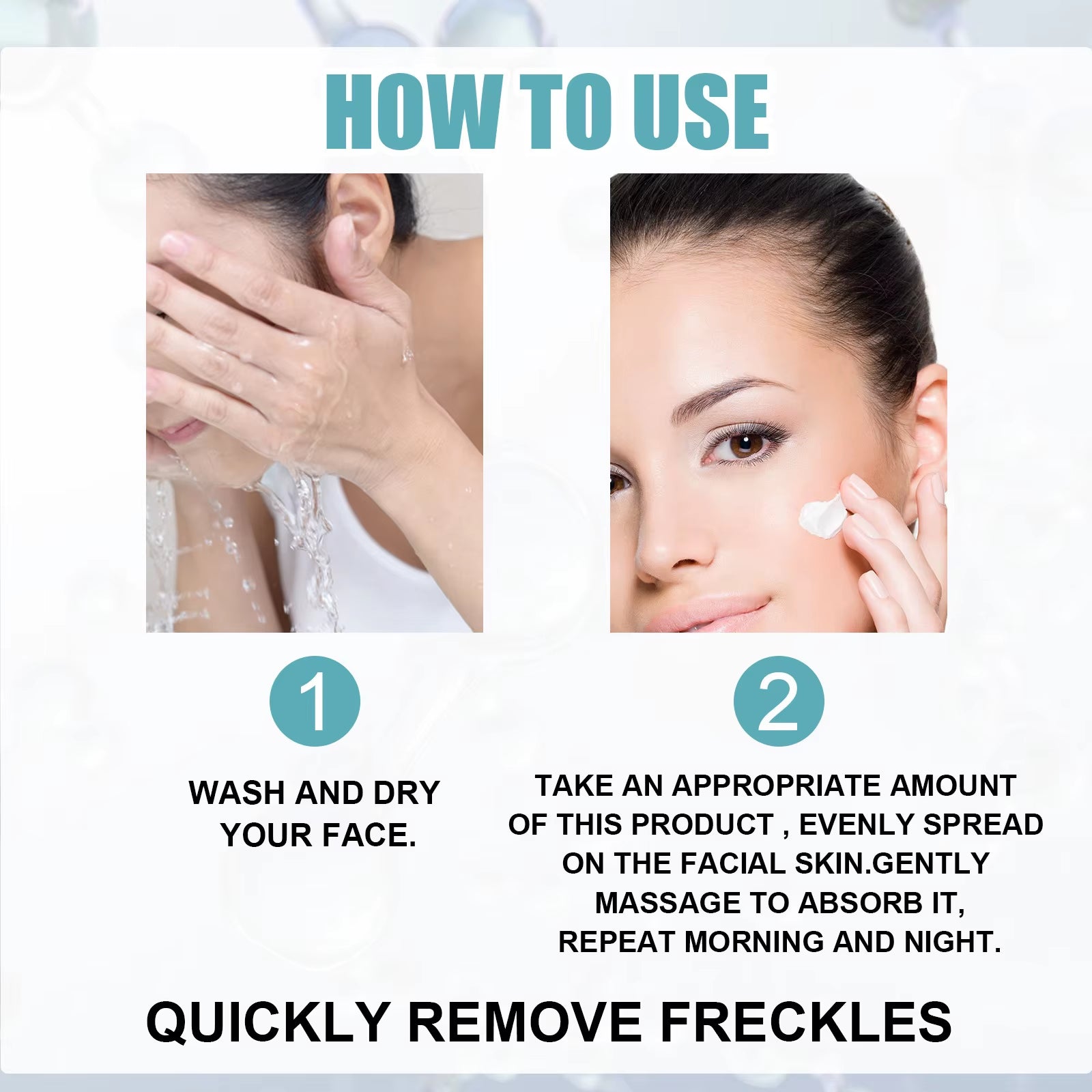 Whitening Freckle Cream Nicotinamide Dark Spot Remover Skin Care Moisturizing Brighten Anti-Aging Fade Spot Face Beauty